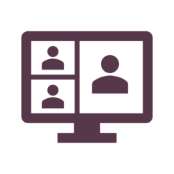 Online meeting screen